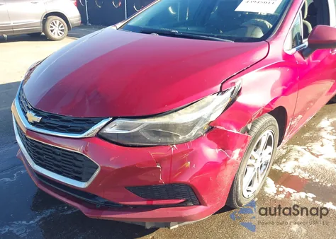 2017 Chevrolet Cruze Lt Auto from USA, damaged, VIN 3G1BE6SM9HS554521